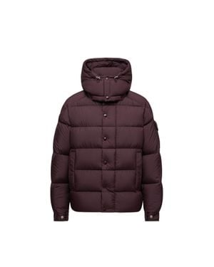 Moncler Plumífero Corto Con Capucha Maya 70, Mujer, Talla - Morado