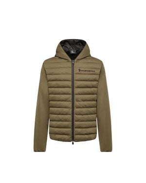 Moncler Moncler Cardigan Zippé Matelassé, Homme, Taille - Vert