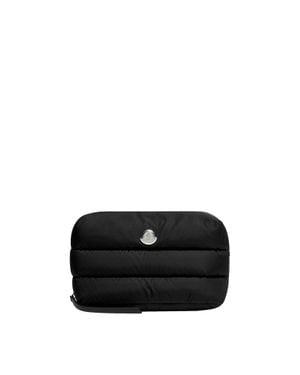 Moncler Moncler Caradoc Quilted Beauty Case - Black