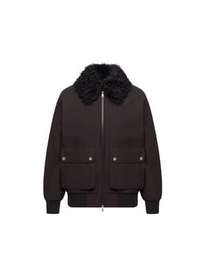 Moncler Moncler Doudoune Courte À Capuche Rougequeue, Femme, Taille - Noir