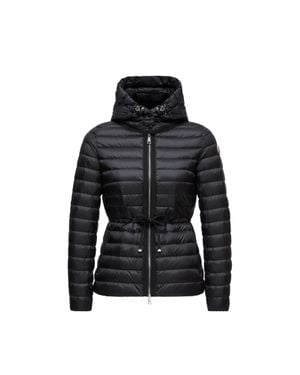 Moncler Raie Packable Hooded Short Down Jacket - Black