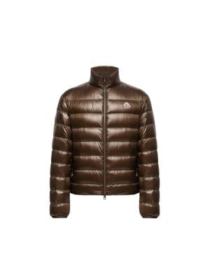 Moncler Moncler Doudoune Courte Sergesta Repliable, Homme, Taille - Marron