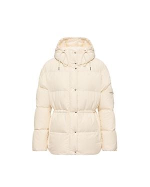 Moncler Moncler Himalaya Hooded Short Down Jacket - Natural