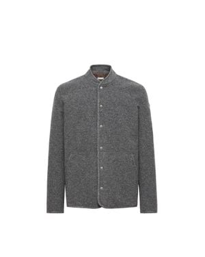 Moncler Moncler Chaqueta Camisera De Lana, Hombre, Talla - Gris