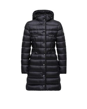 Moncler Moncler Hirma Hooded Long Down Jacket - Black