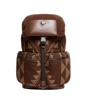 Moncler Moncler Kenton Printed Backpack - Brown