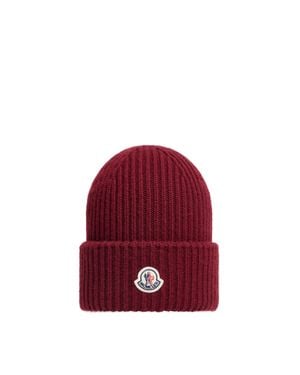 Moncler Beaniemütze Aus Wolle Und Kaschmir, Größe - Rot
