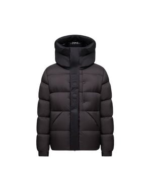 Moncler Madeira Hooded Short Down Jacket - Black