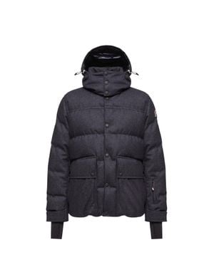 Moncler Giacca Da Sci Imbottita - Blu
