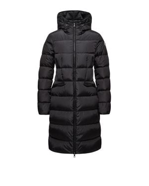Moncler Moncler Avocette Hooded Long Down Jacket - Black