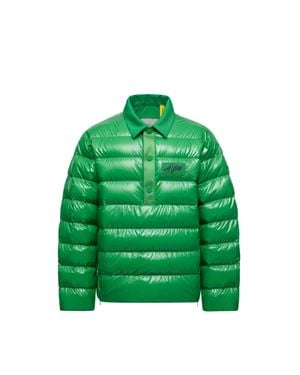 Moncler x A$AP ROCKY Moncler Vardar Down Polo Shirt Jacket - Green