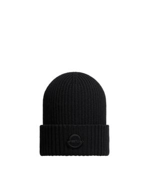 Moncler Genius Moncler X Willow Smith Wool Beanie in Black | Lyst UK