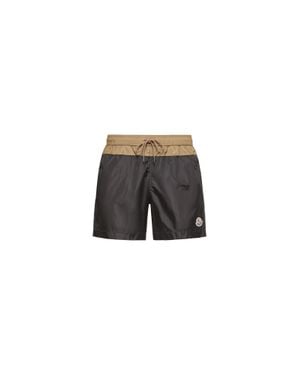 Moncler Moncler Contrast Swim Shorts - Grey