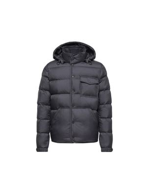 Moncler Moncler Tygid Kurze Daunenjacke Mit Kapuze, Herren, Größe - Blau