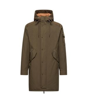 Moncler Parka Lungo Imbottito Nahan Con Cappuccio, Uomo, Taglia - Verde