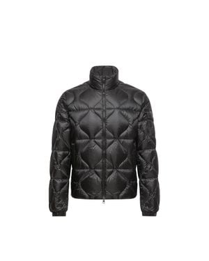 Moncler Moncler Plumífero Corto Con Acolchado Geométrico Asurel, Hombre, Talla - Negro