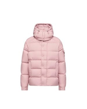 Moncler Moncler Plumífero Corto Con Capucha Maya 70, Mujer, Talla - Rosa