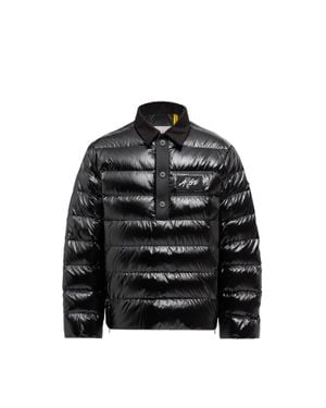 Moncler Moncler Vardar Down Polo Shirt Jacket - Black