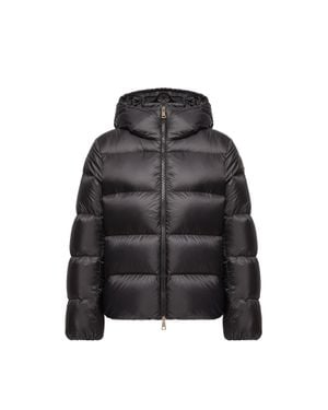 Moncler Moncler Plumífero Corto Con Capucha Feligule, Mujer, Talla - Negro