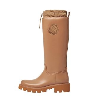 Moncler Kickstream High Rain Boots - Brown
