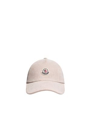 Moncler Moncler Corduroy Baseball Cap - Pink