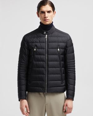 Moncler Amiot Down Jacket in Black for Men | Lyst UK