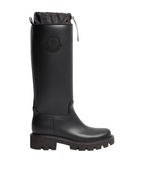 Moncler Stivali Da Pioggia Kickstream High, Donna, Taglia - Nero