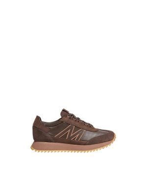Moncler Moncler Pacey2 Suede & Nubuck Trainers - Brown