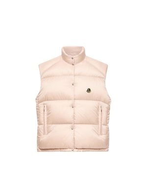 Moncler Moncler Doudoune Sans Manches Réversible Tibb, Femme, Taille - Rose