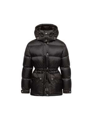 Moncler Moncler Plumífero De Largo Medio Con Capucha Sesie, Mujer, Talla - Negro