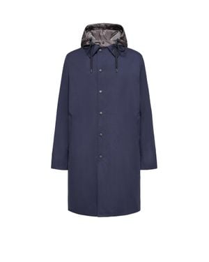 Moncler Moncler Kervoyal Hooded Long Down Parka Jacket - Blue