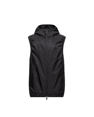 Moncler Moretan Hooded Gilet - Black