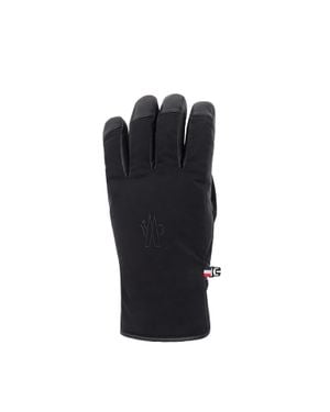 Moncler Wattierte Handschuhe Aus Soft Shell, Herren, Größe - Schwarz