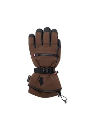 Moncler Guanti Imbottiti, Donna, Taglia - Marrone