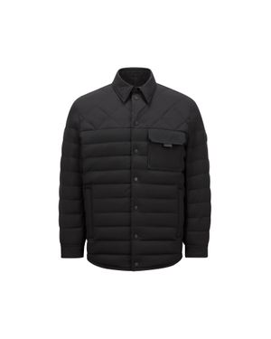 Moncler Giacca Camicia Imbottita Iseran, Uomo, Taglia - Nero