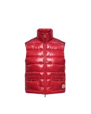 Moncler Moncler Frelon Down Vest - Red