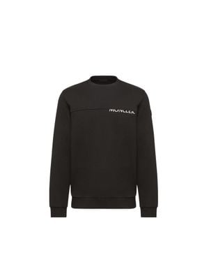Moncler Moncler Sweat En Coton Avec Logo, Homme, Taille - Noir