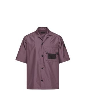 Moncler Moncler Logo Short Sleeve Shirt - Purple