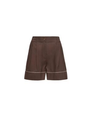 Moncler Shorts Sartoriali - Marrone