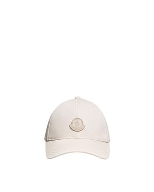 Moncler Moncler Gabardine Baseball Cap - White