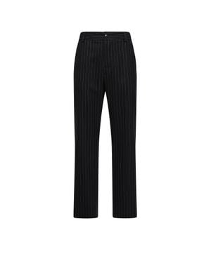 Moncler Moncler Pantalones De Sastrería De Raya Diplomática, Hombre, Talla - Negro
