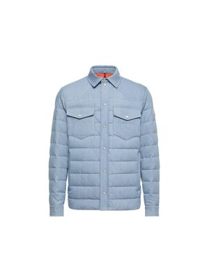 Moncler Moncler Tiriol Denim Down Shirt Jacket - Blue