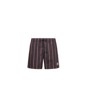 Moncler Moncler Striped Swim Shorts - Purple
