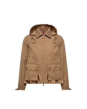 Moncler Moncler Adenium Hooded Jacket - Brown