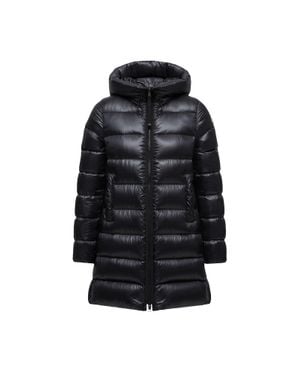 Moncler Moncler Suyenne Hooded Mid-Length Down Jacket - Black