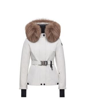 Moncler Moncler Laplance Gore-Tex Shearling-Trimmed Hooded Insulated Ski Jacket - Black