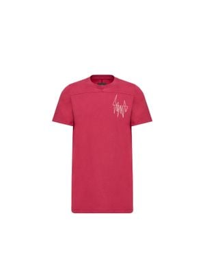 Moncler Moncler Girder Cotton T-Shirt - Pink
