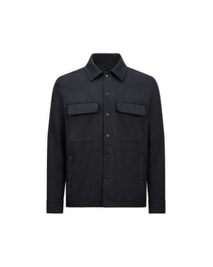 Moncler Giacca Camicia Callaqui - Blu