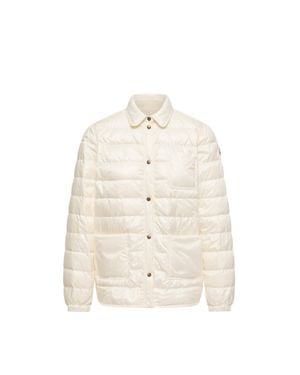 Moncler Moncler Fouine Down Shirt Jacket - Natural