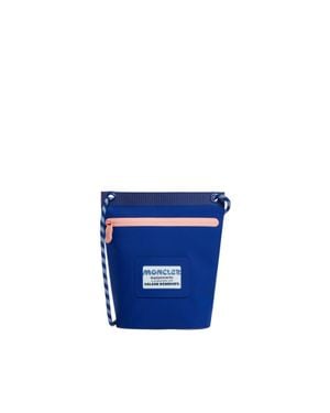 Moncler Pochette Idrorepellente Amoeba By Salehe Bembury, Uomo, Taglia - Blu